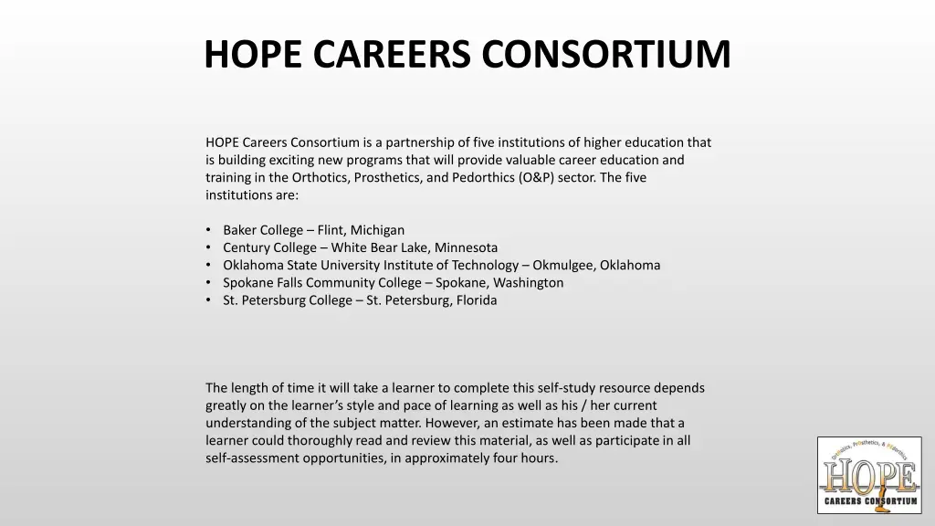 hope careers consortium