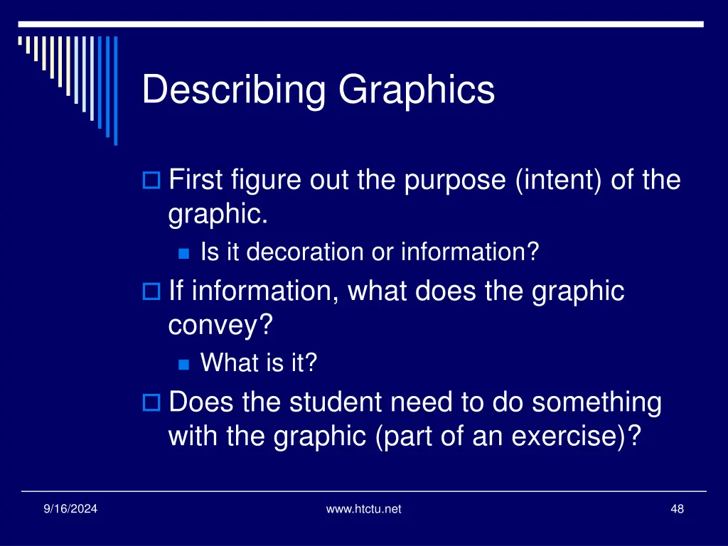 describing graphics