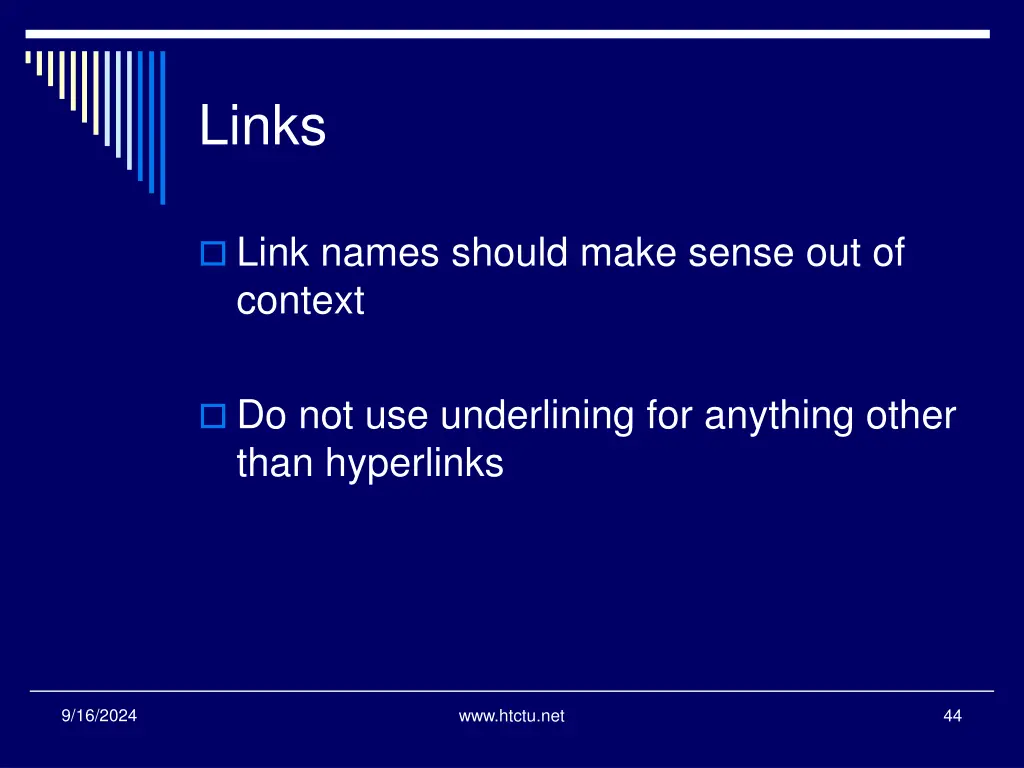 links