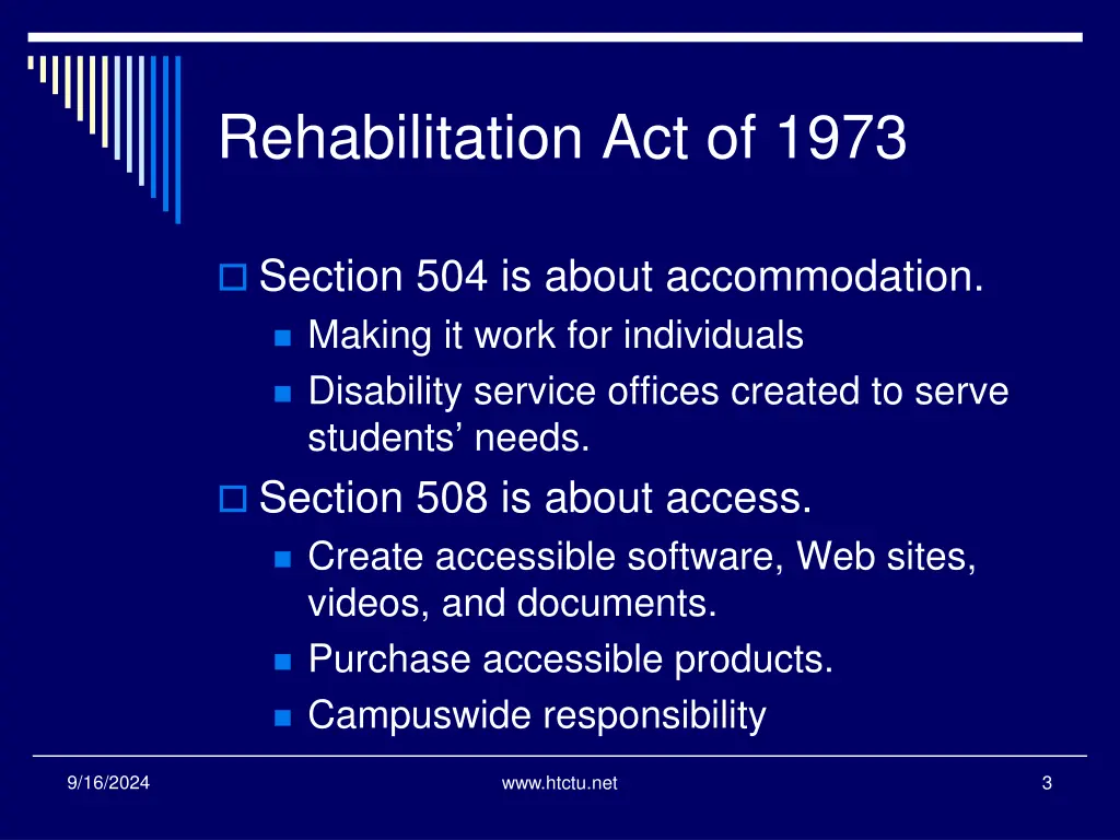 rehabilitation act of 1973