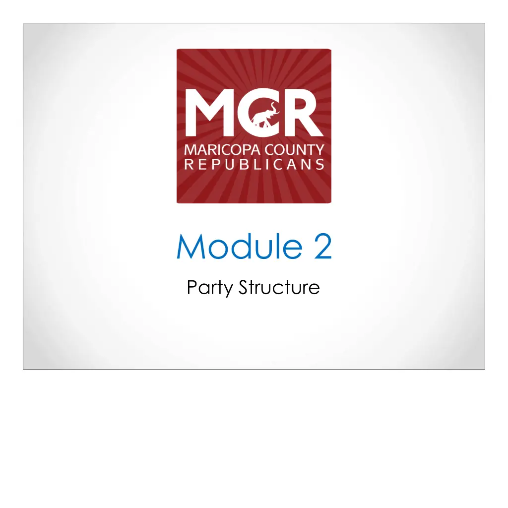 module 2 party structure