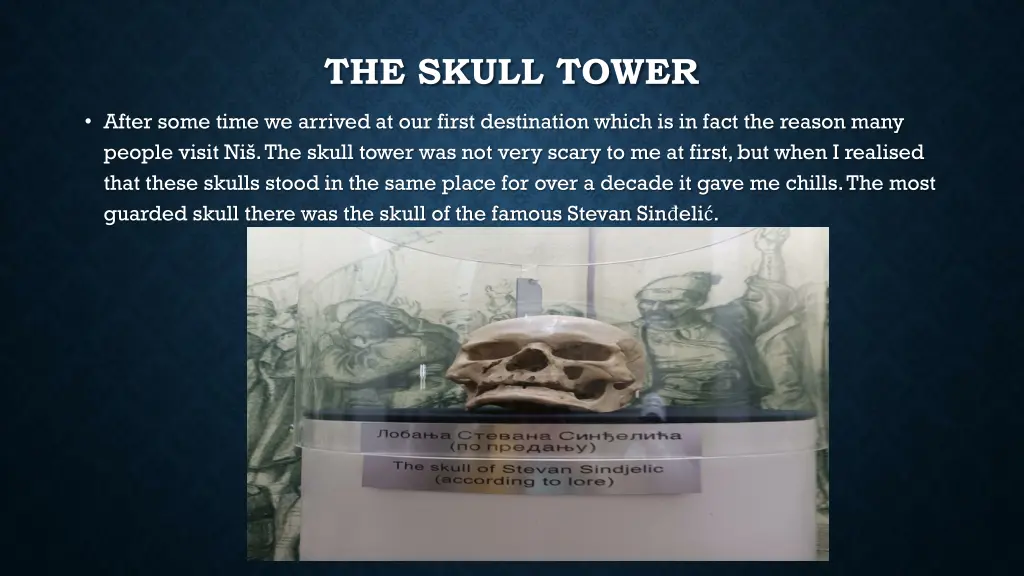 the skull tower