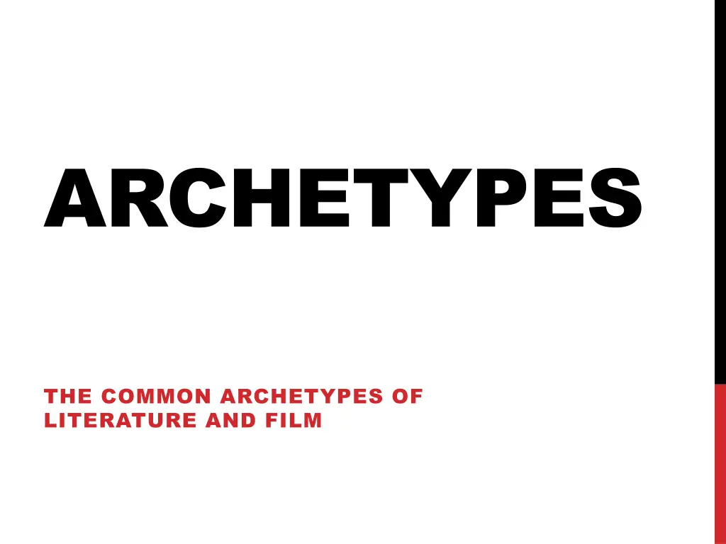 archetypes