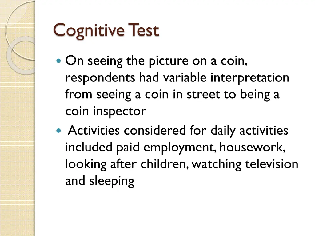 cognitive test 2