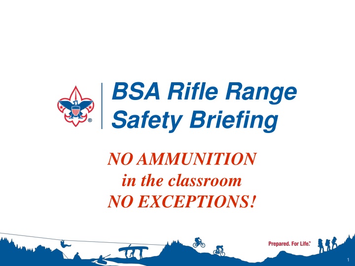 bsa rifle range safety briefing