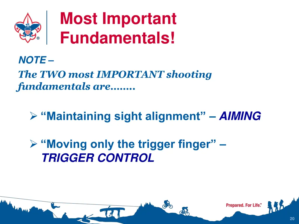 most important fundamentals