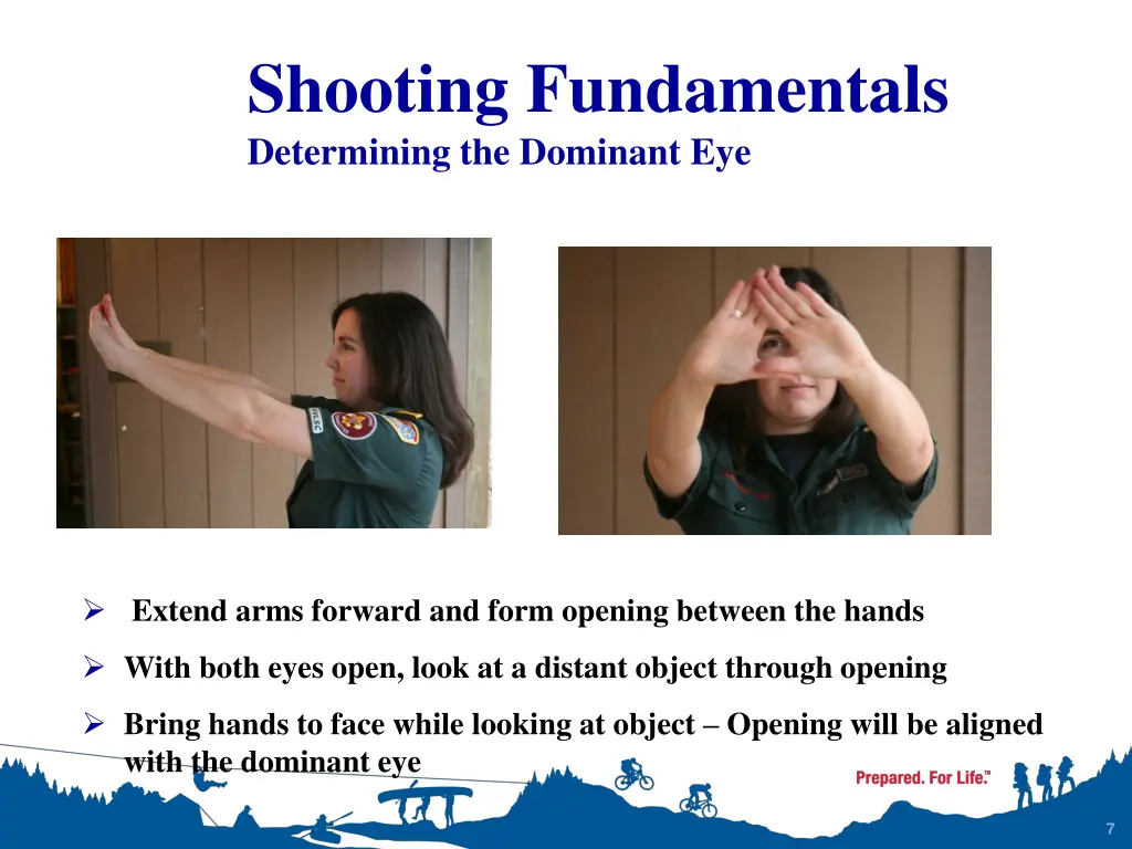 shooting fundamentals determining the dominant eye