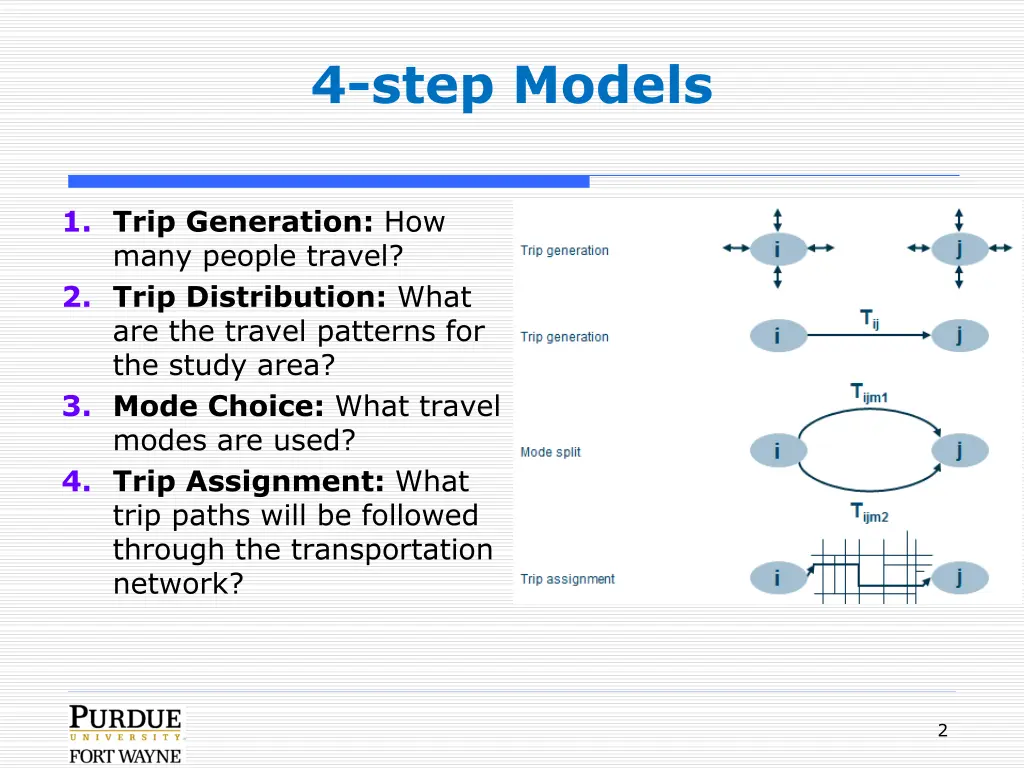 4 step models