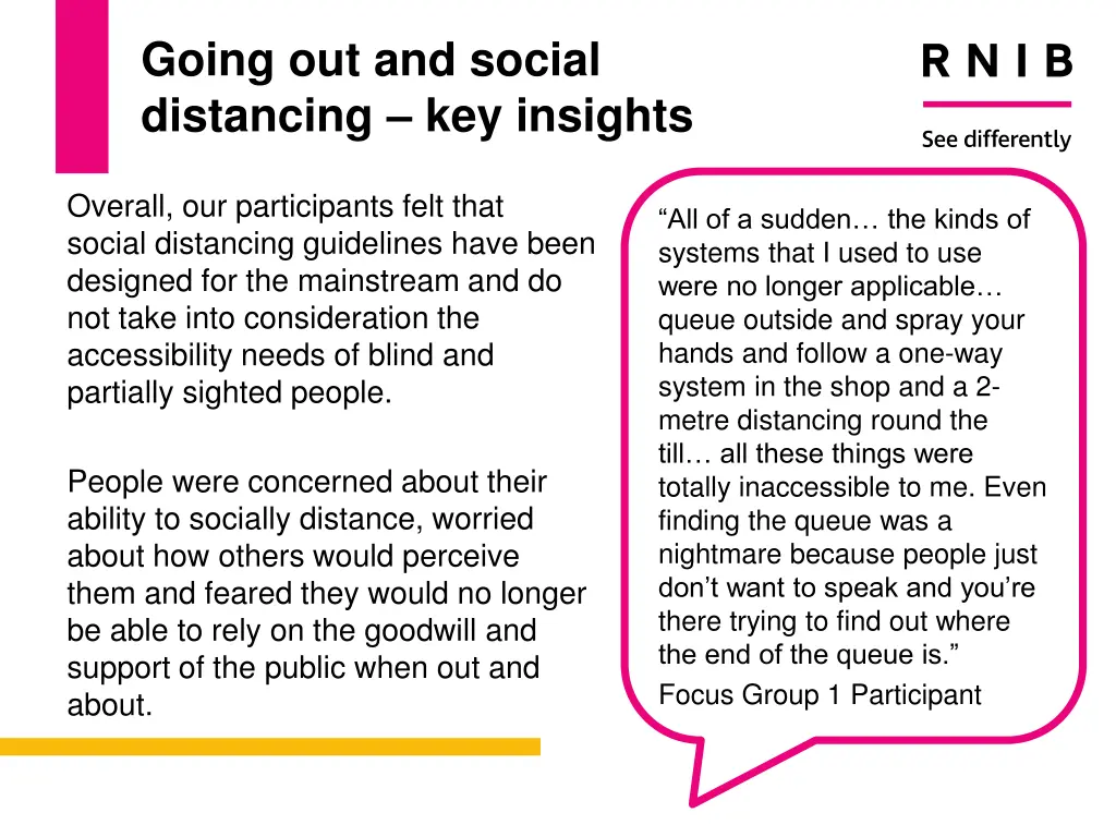 going out and social distancing key insights