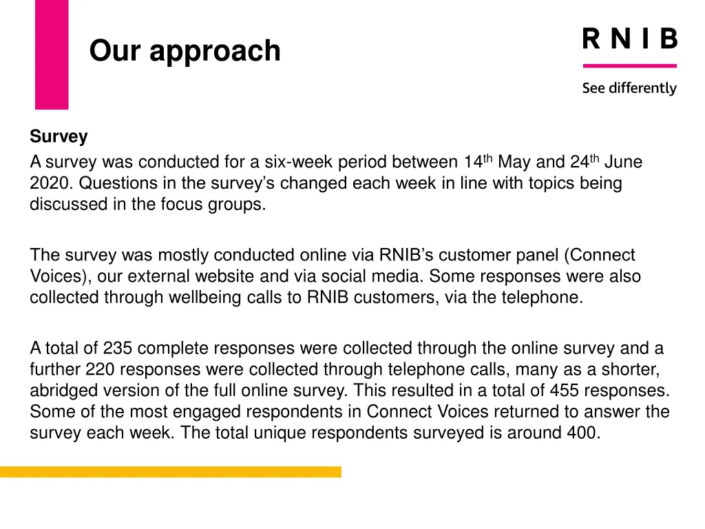 our approach 1