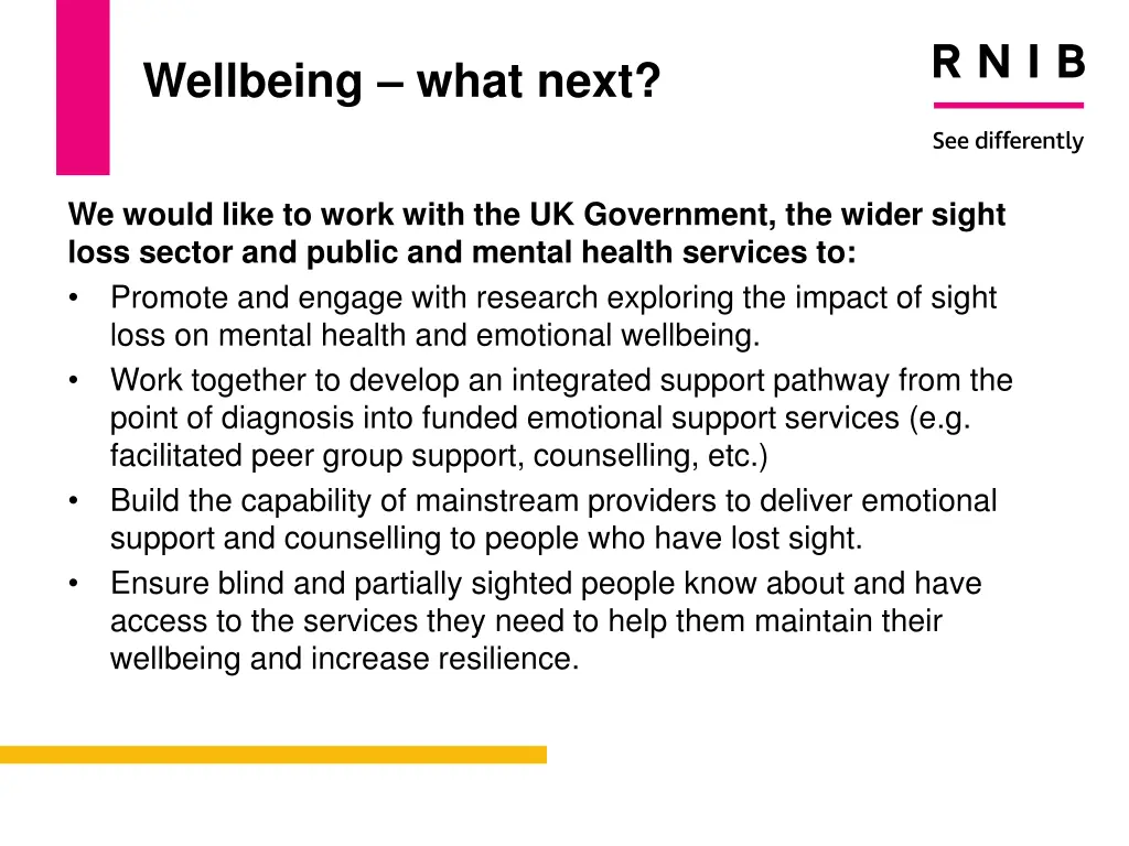 wellbeing what next