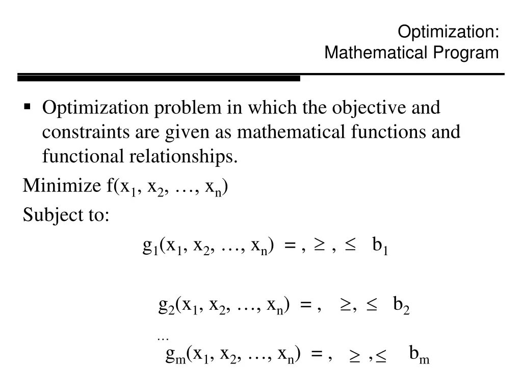 optimization