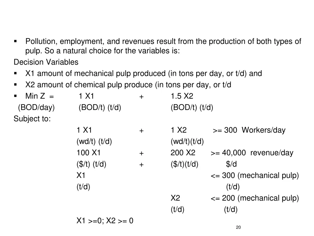 pollution employment and revenues result from