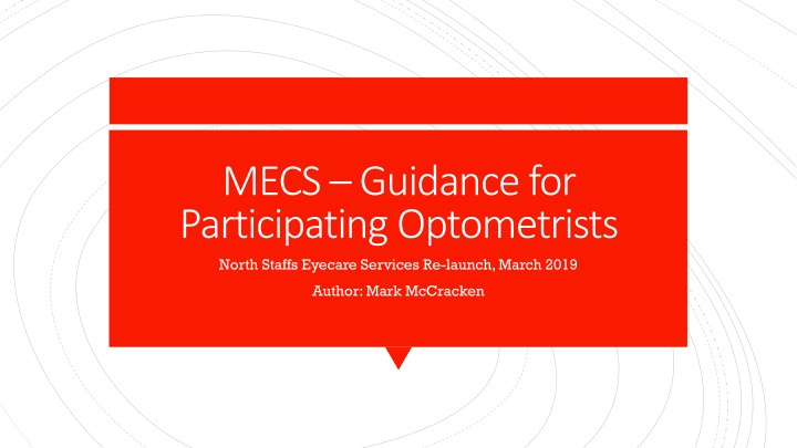 mecs guidance for participating optometrists