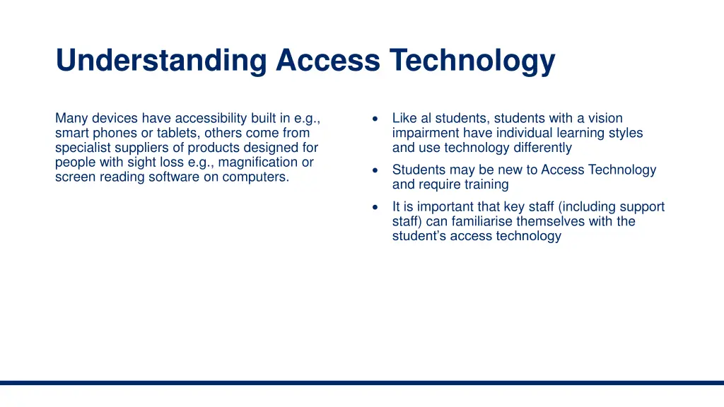 understanding access technology