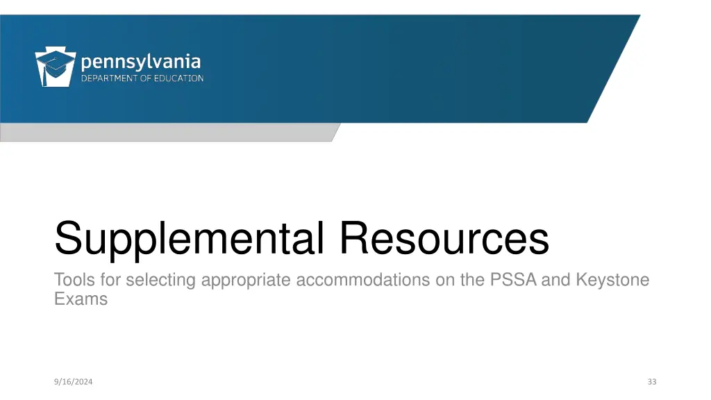 supplemental resources tools for selecting