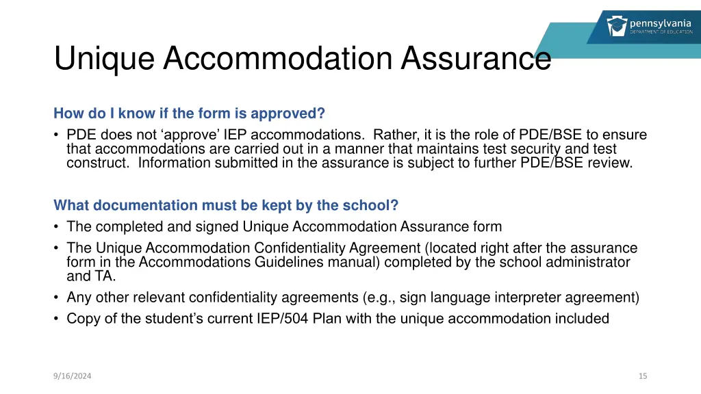 unique accommodation assurance 1