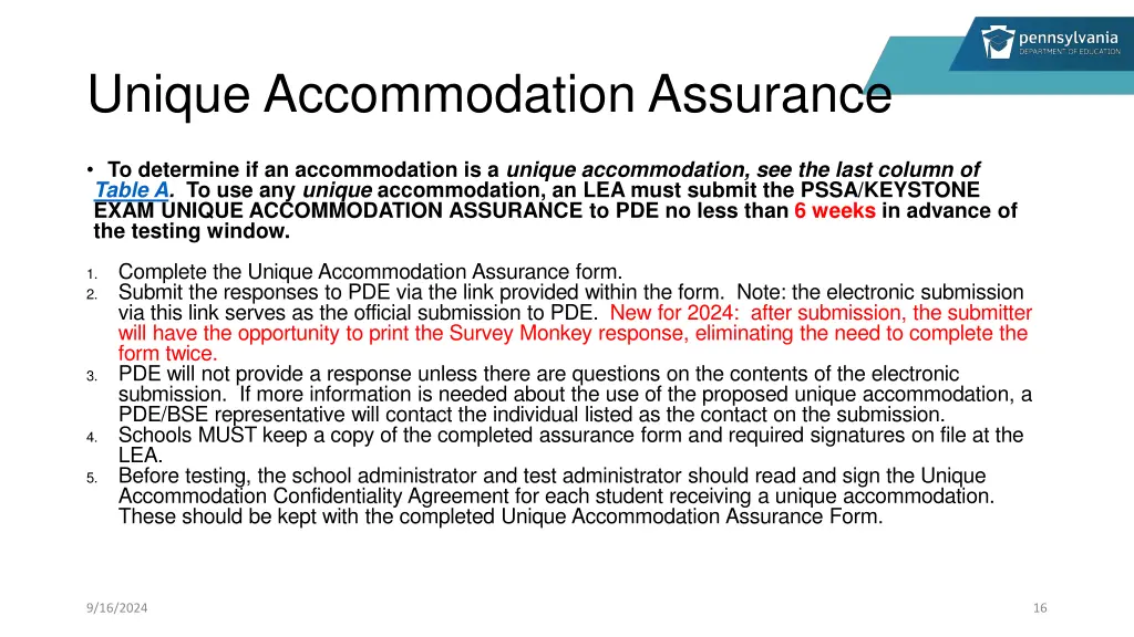 unique accommodation assurance 2