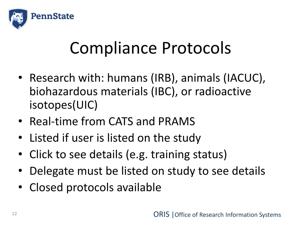 compliance protocols