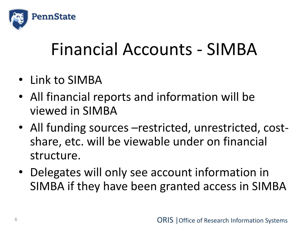 financial accounts simba