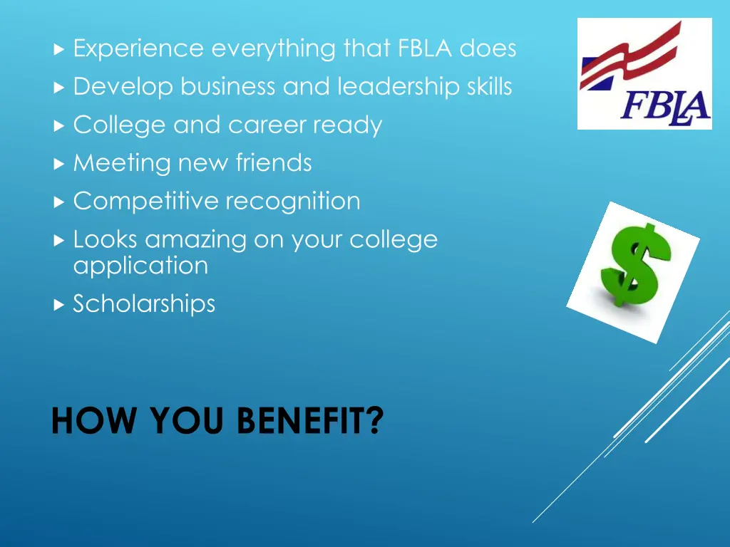 experience everything that fbla does develop