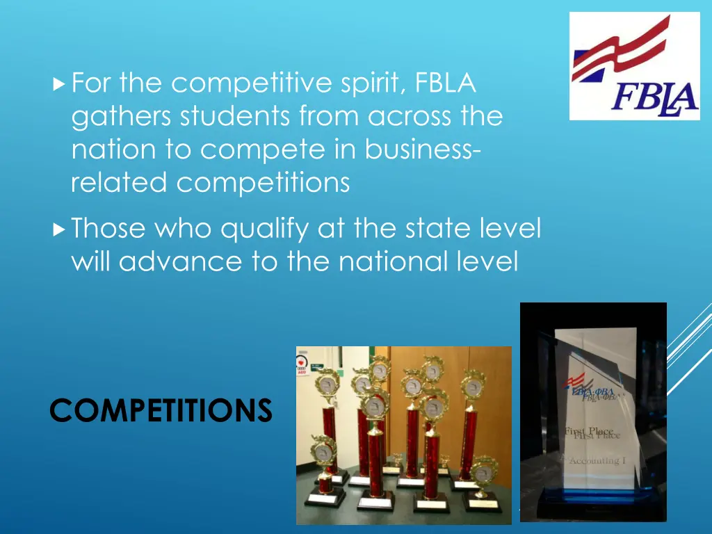 for the competitive spirit fbla gathers students