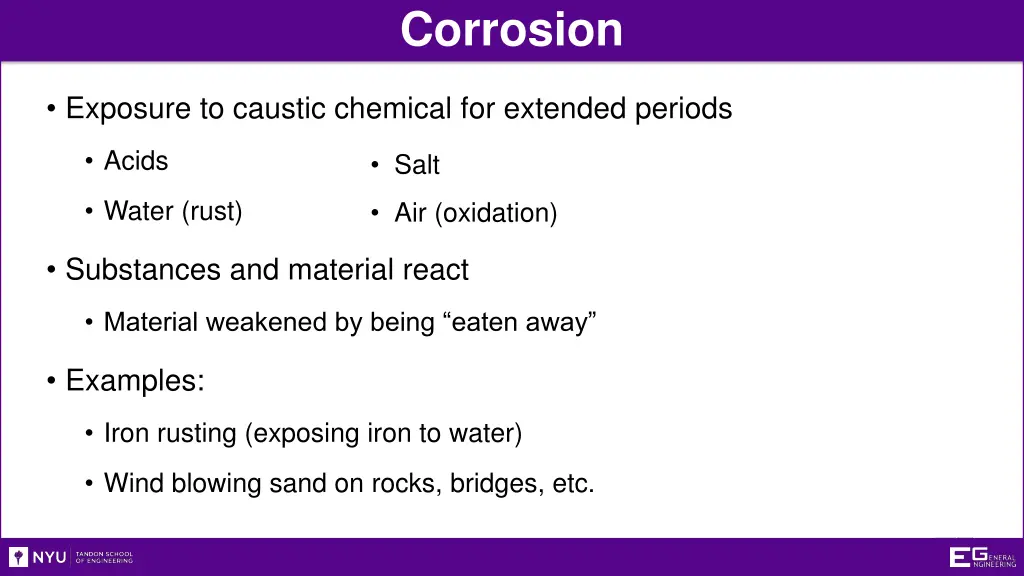 corrosion