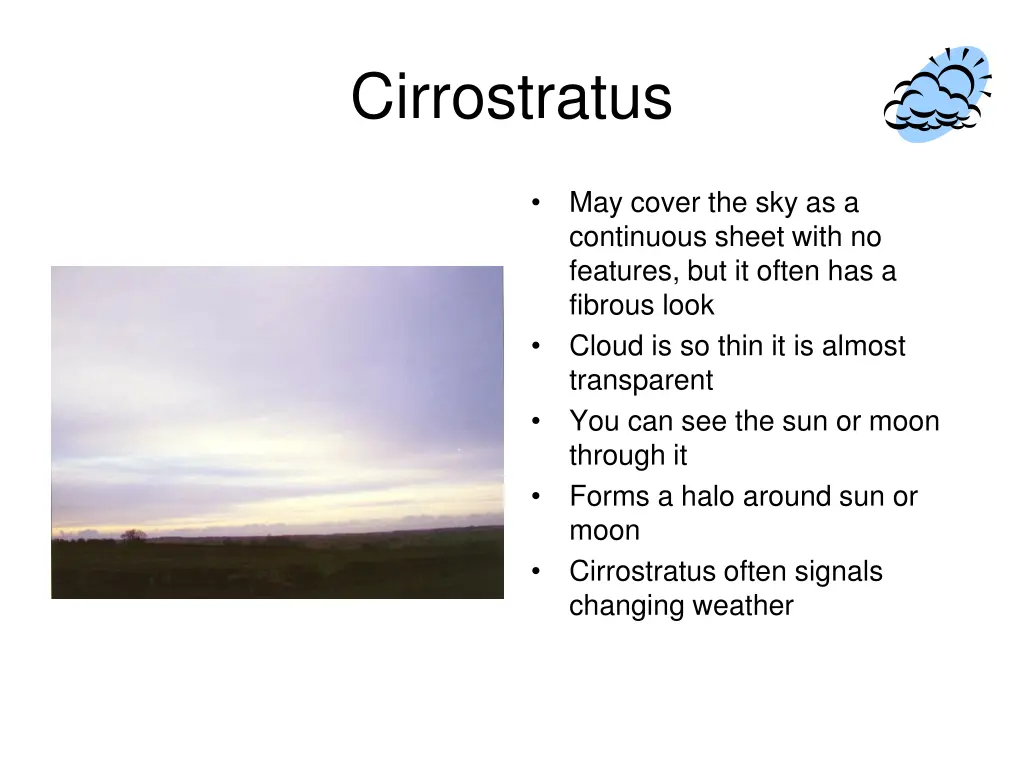 cirrostratus