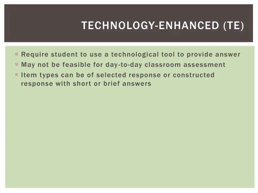 technology enhanced te