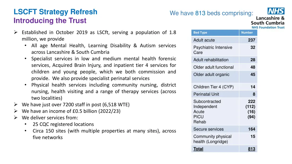 lscft strategy refresh introducing the trust