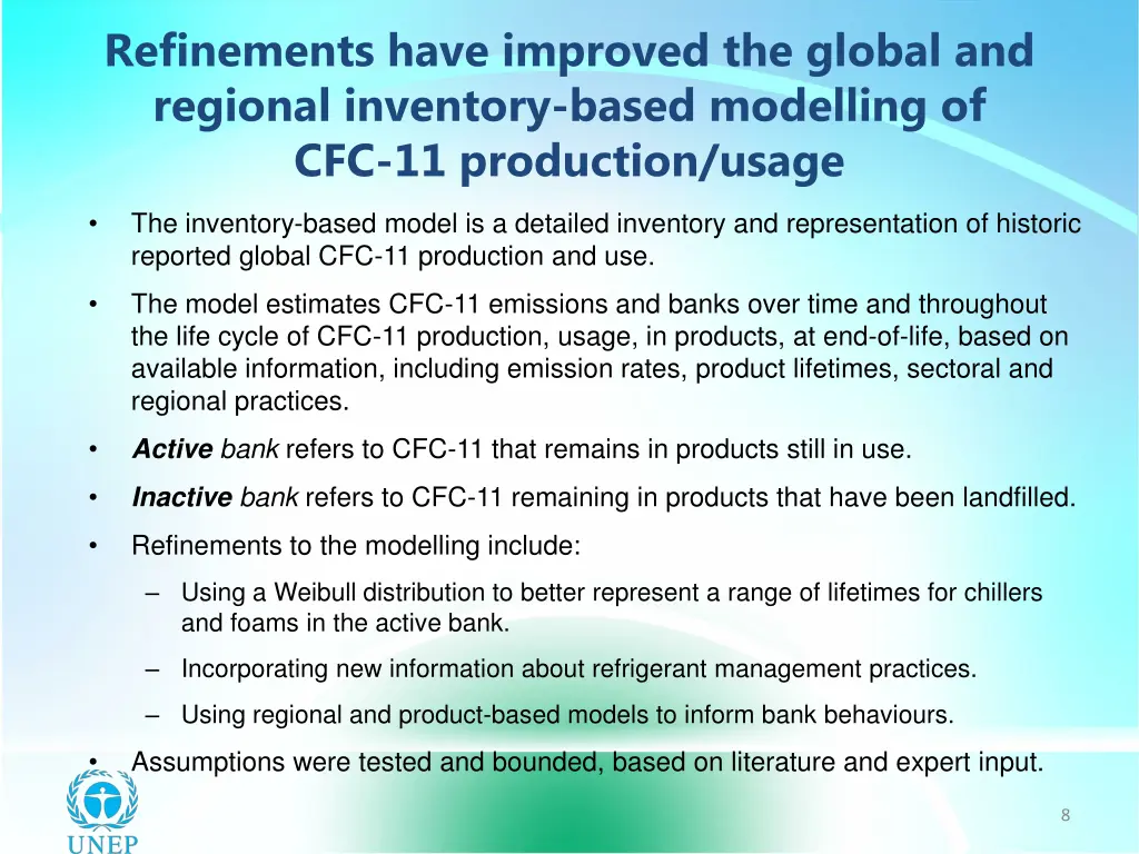 refinements have improved the global and regional