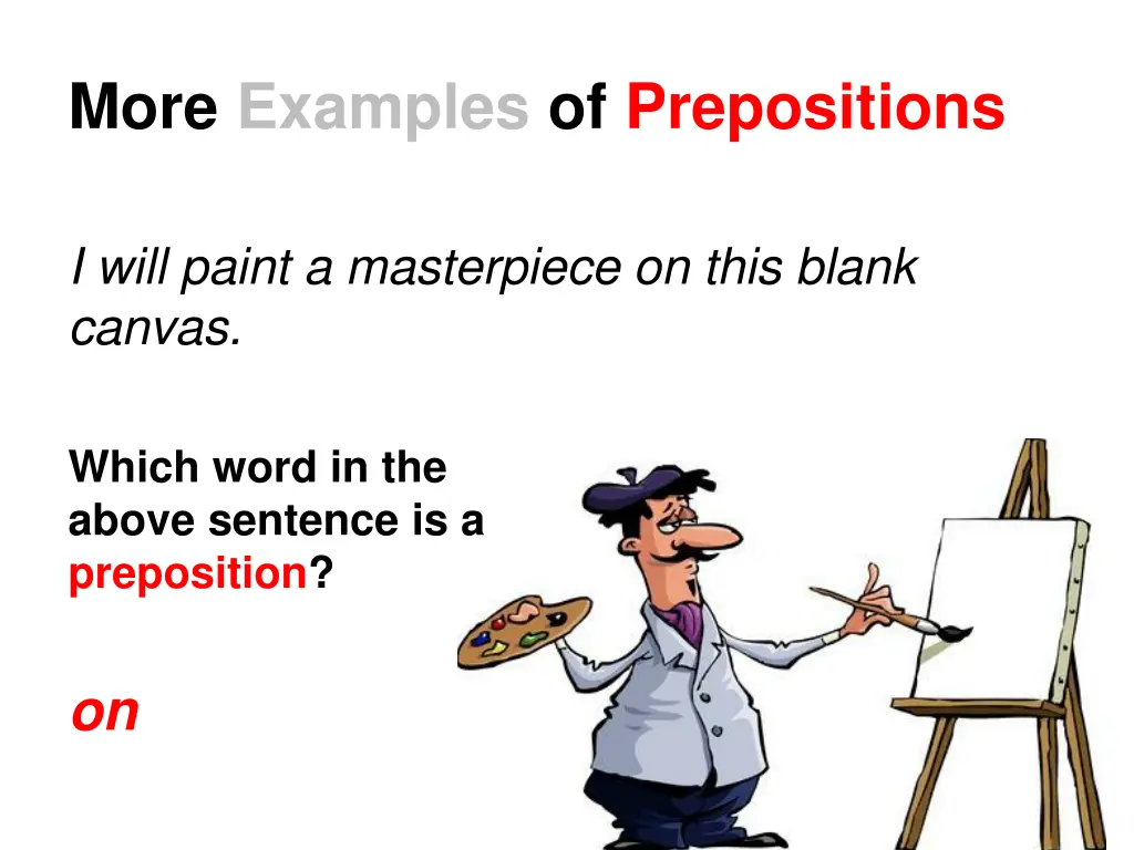 more examples of prepositions