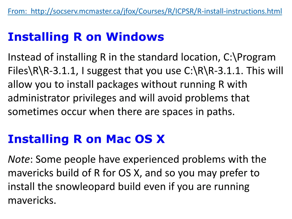 from http socserv mcmaster ca jfox courses