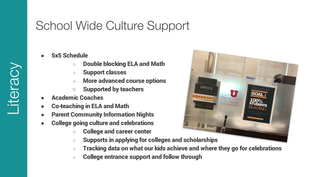 school wide culture support