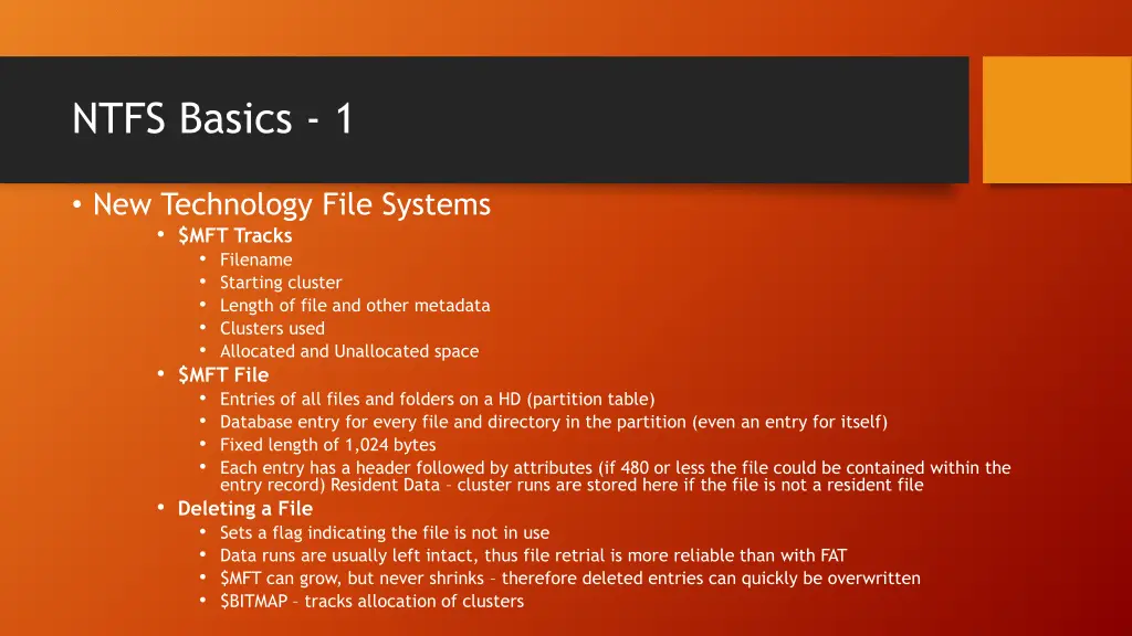 ntfs basics 1