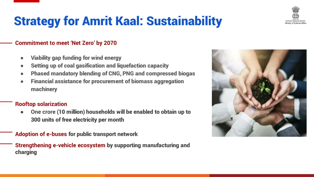 strategy for amrit kaal sustainability