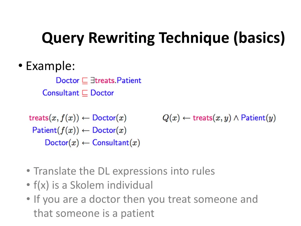 query rewriting technique basics 1