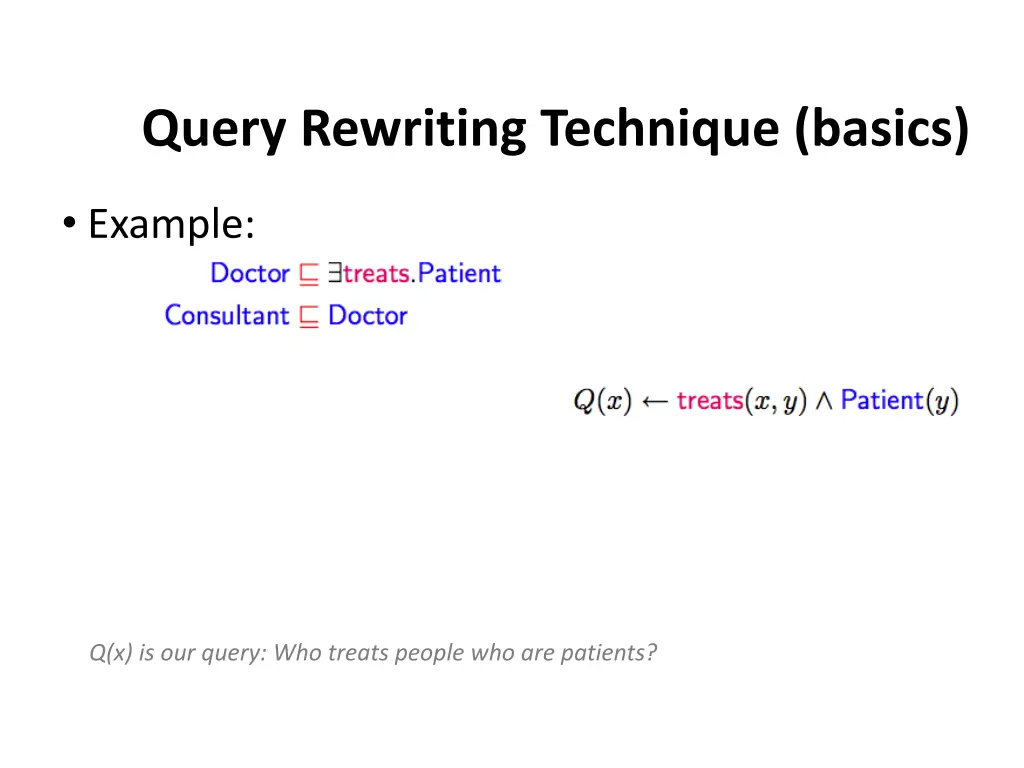 query rewriting technique basics