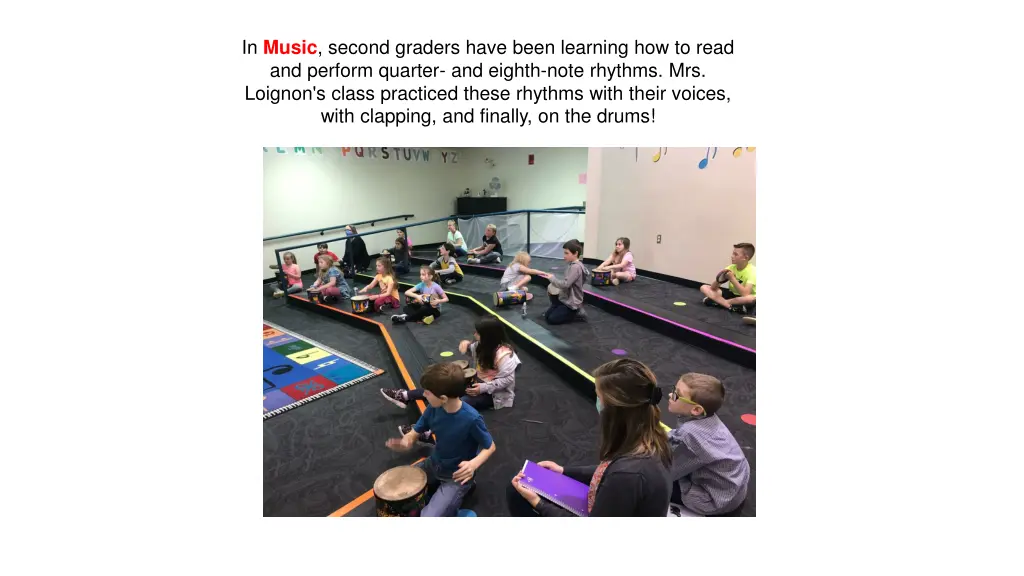 in music second graders have been learning