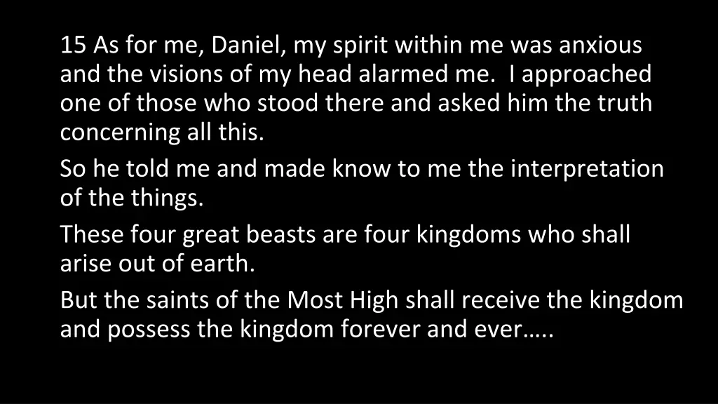 15 as for me daniel my spirit within