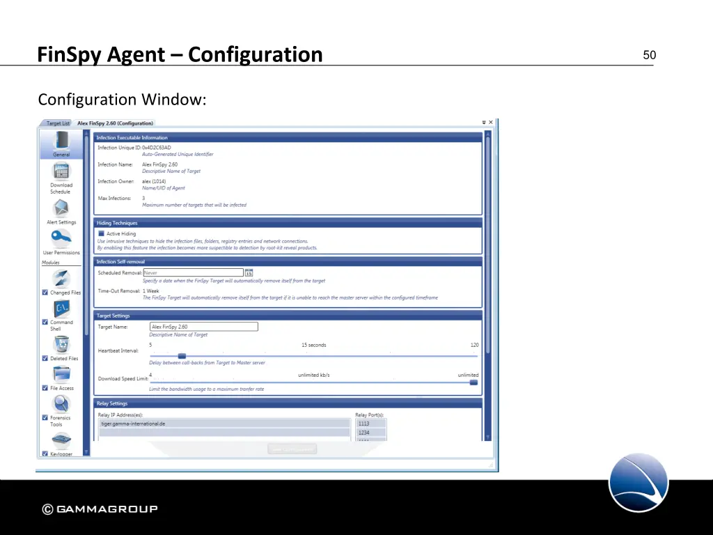 finspy agent configuration 1