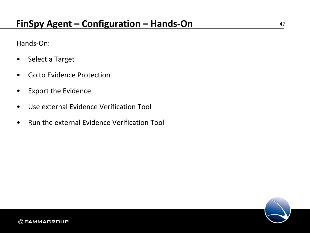 finspy agent configuration hands on 1