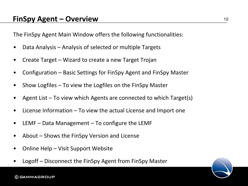 finspy agent overview 2