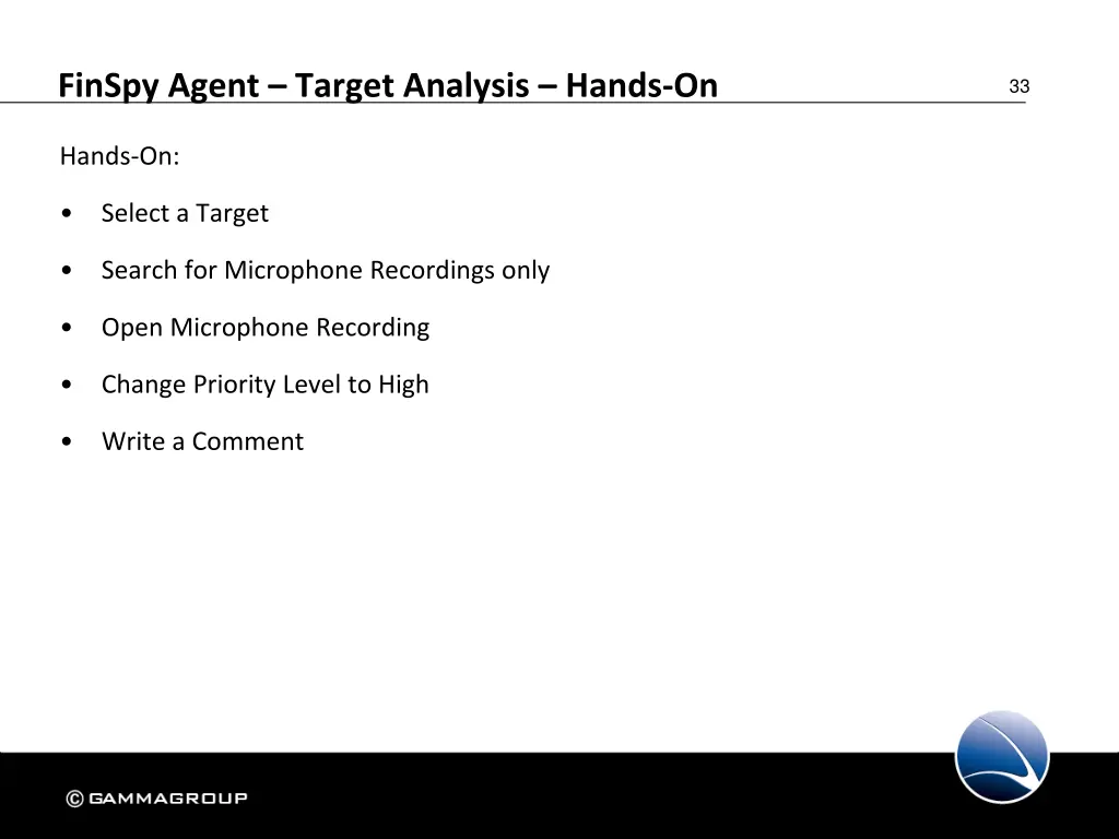 finspy agent target analysis hands on 1