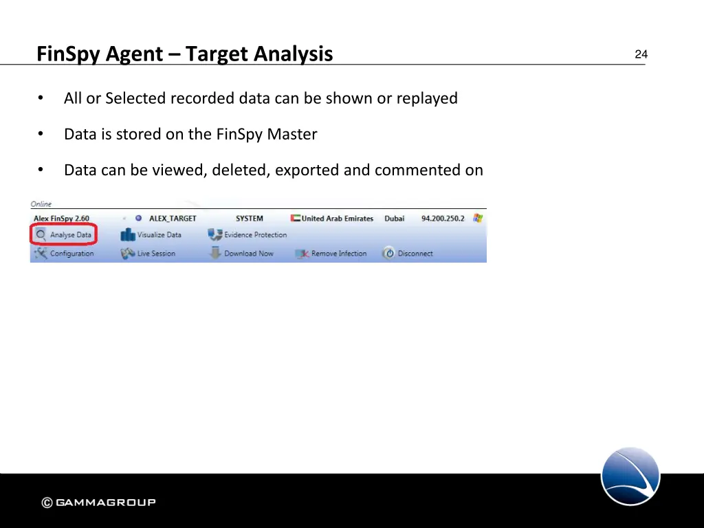 finspy agent target analysis