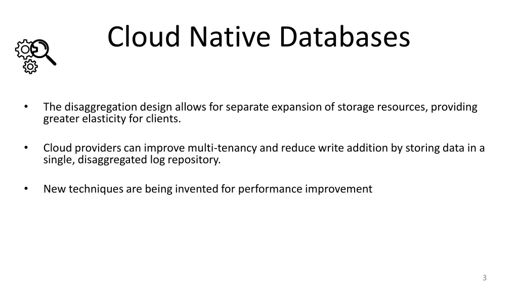 cloud native databases