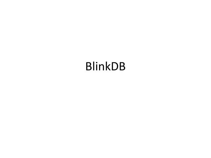 blinkdb