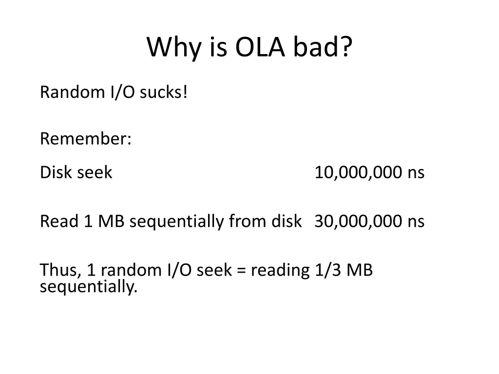 why is ola bad