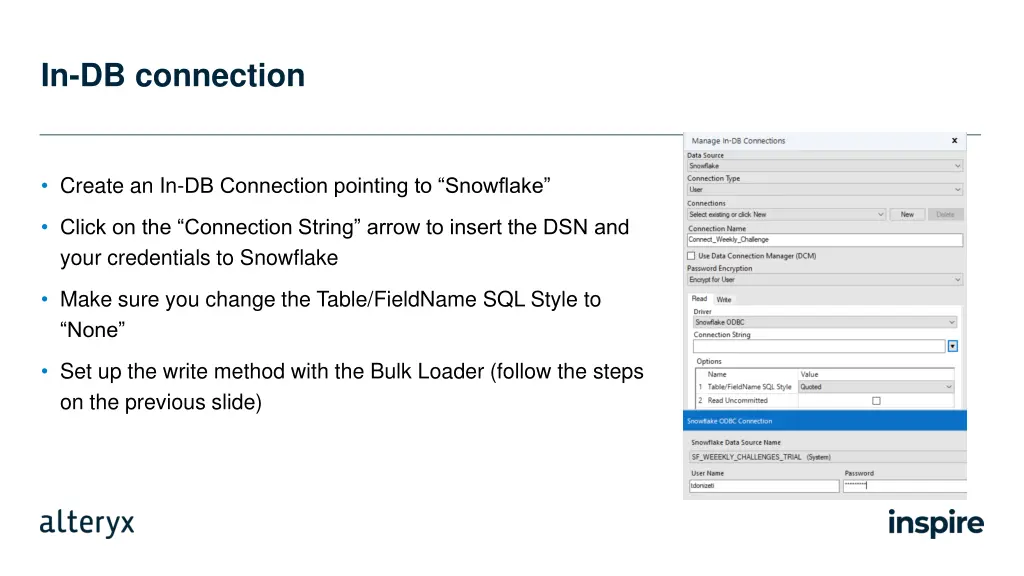 in db connection