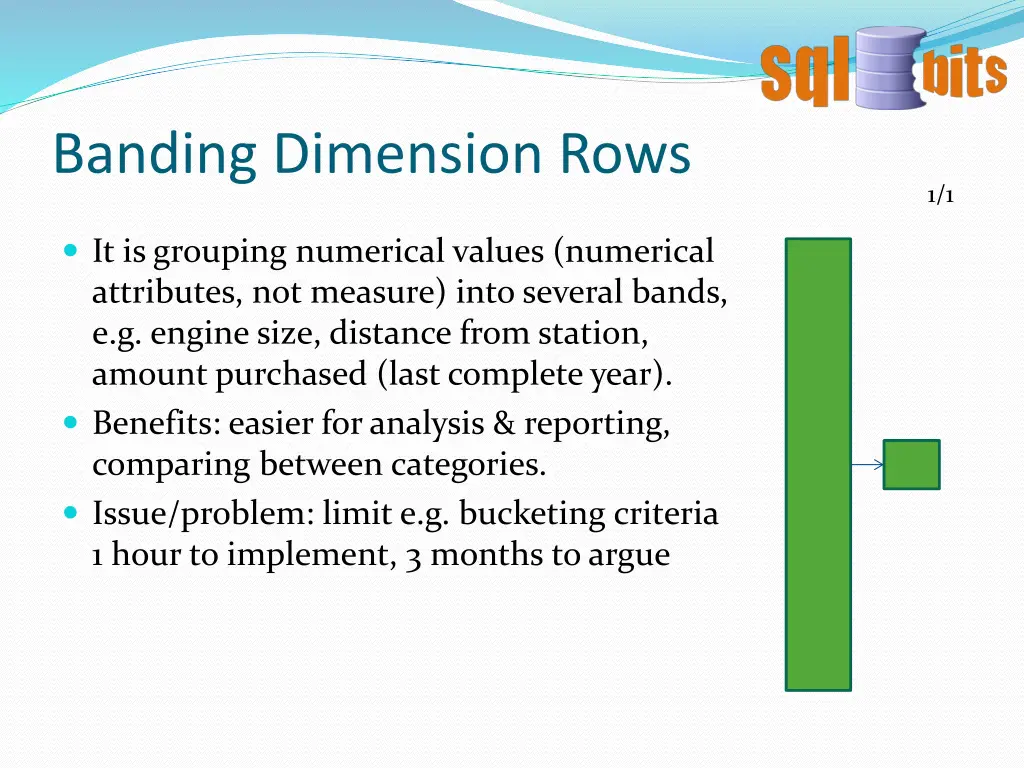 banding dimension rows